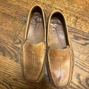 Men's Clarks Tan Leather Loafers
